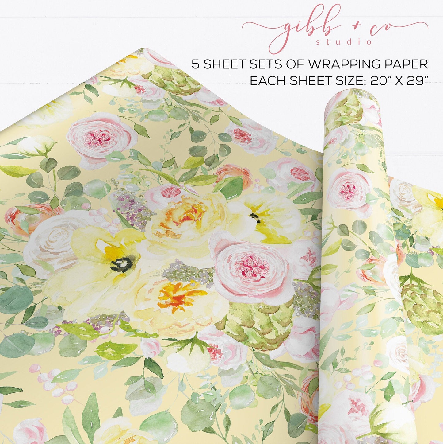 Doro Floral wrapping paper