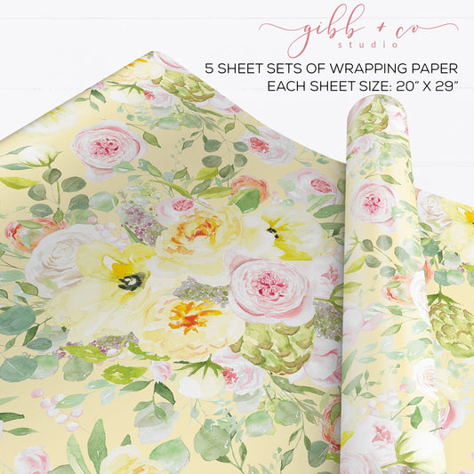 Doro Floral wrapping paper