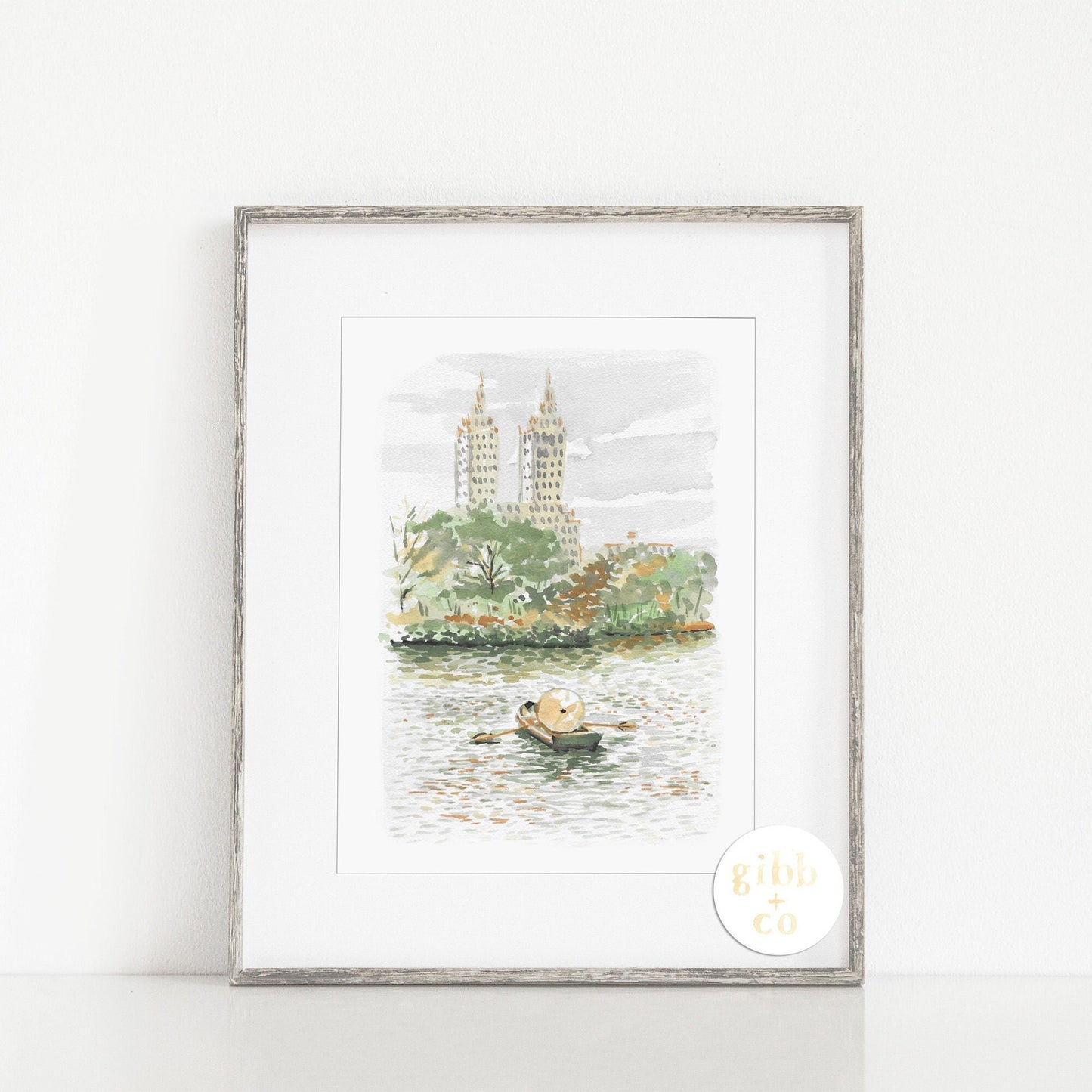 Travel art print, New York, Central Park, lunch at the Palm, architecture lover, art print, travel art print