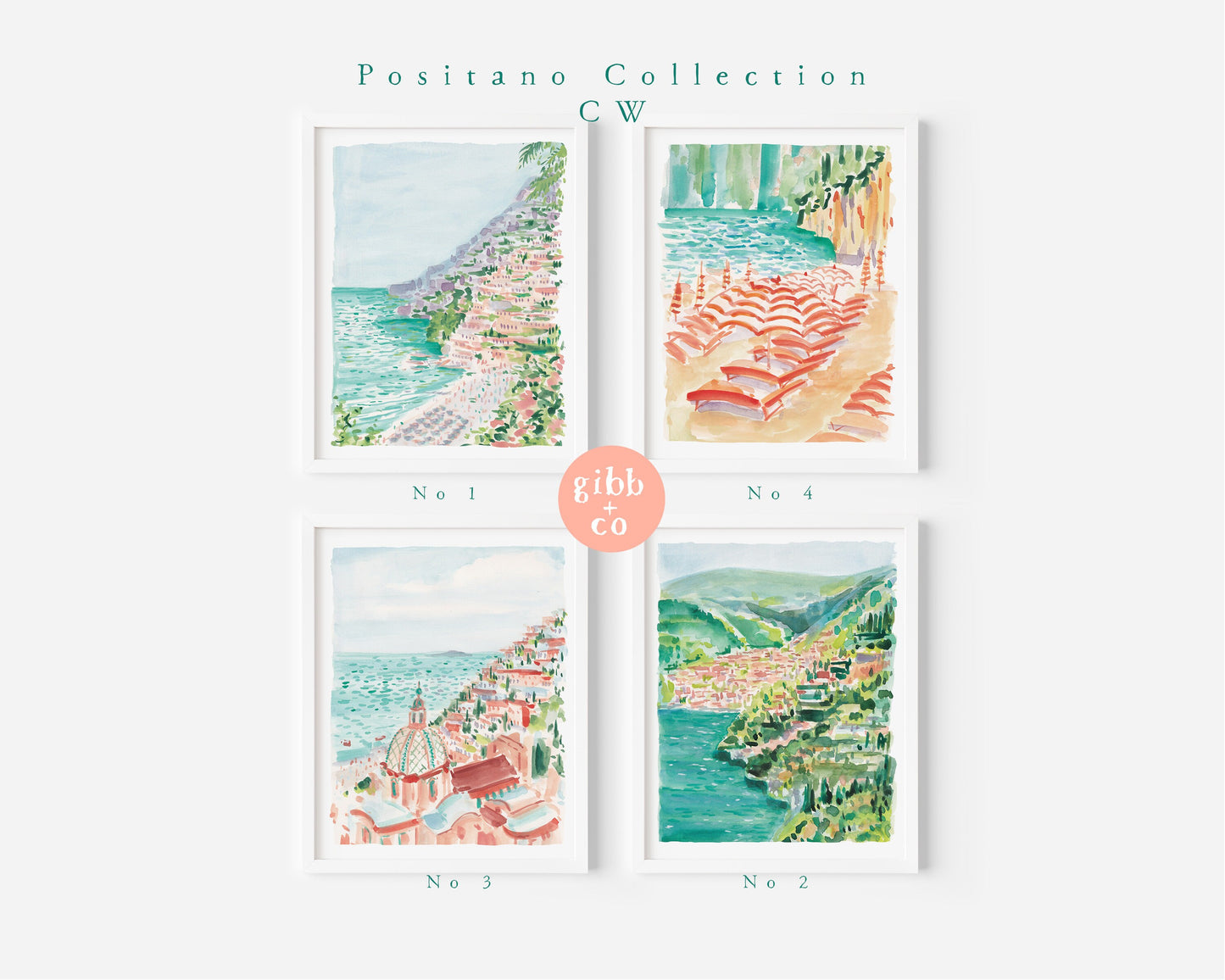 Amalfi Coast travel art, Positano travel art, Italy art print, Positano travel watercolor, Amalfi coast, travel art print