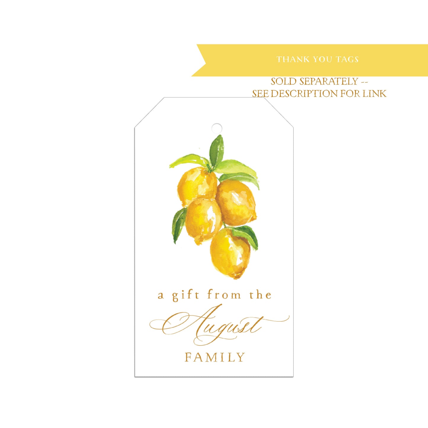 Lemon bunches wrapping paper