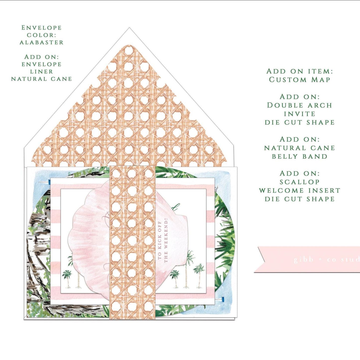 Clara Watercolor Beach Wedding Invitation, Coastal Design, low country, Deposit, semi custom