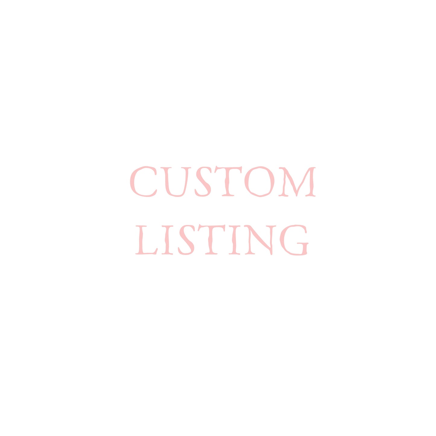 Custom for Lindsay