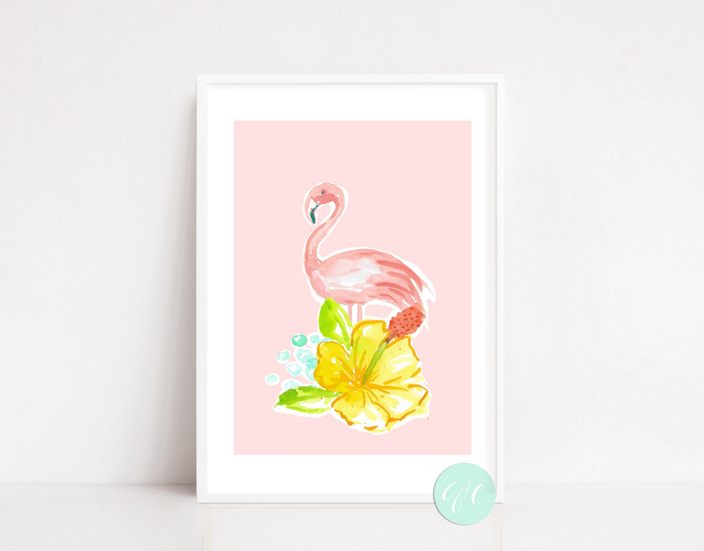 Under the Sea Resort Bright nursery art print