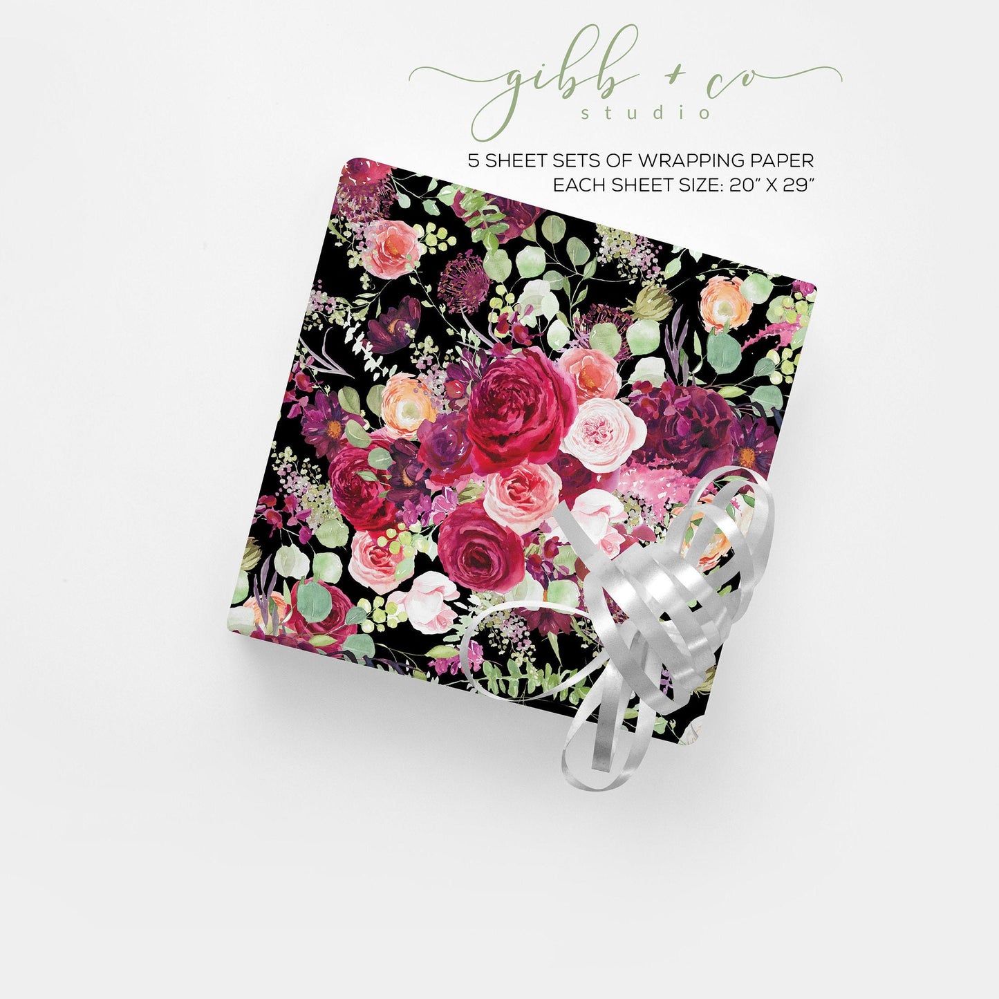 Lush Floral wrapping paper