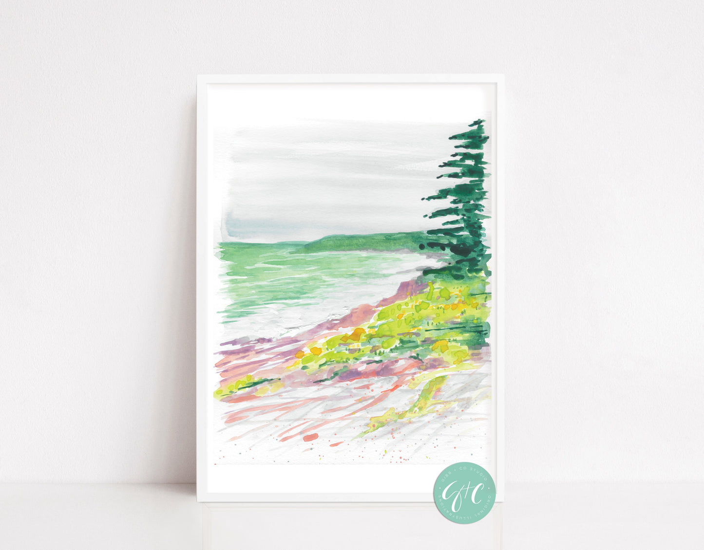 Maine, Acadia National Park, Seascape, travel art print