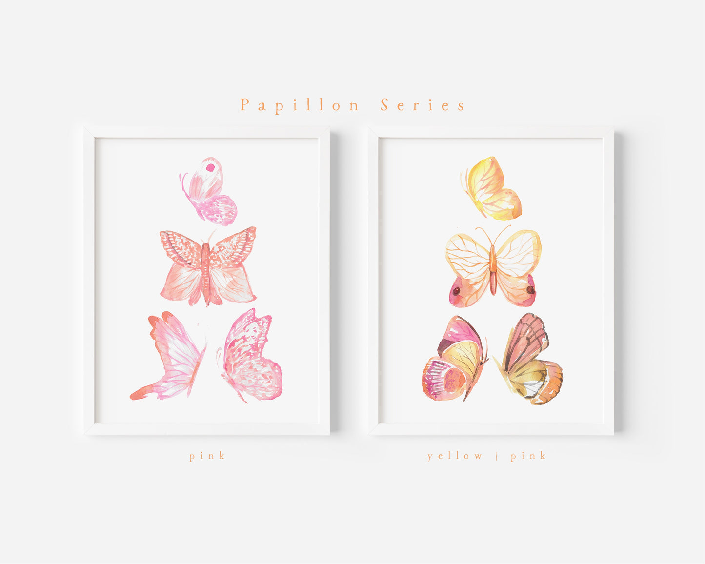 Butterfly art print series, Papillon series