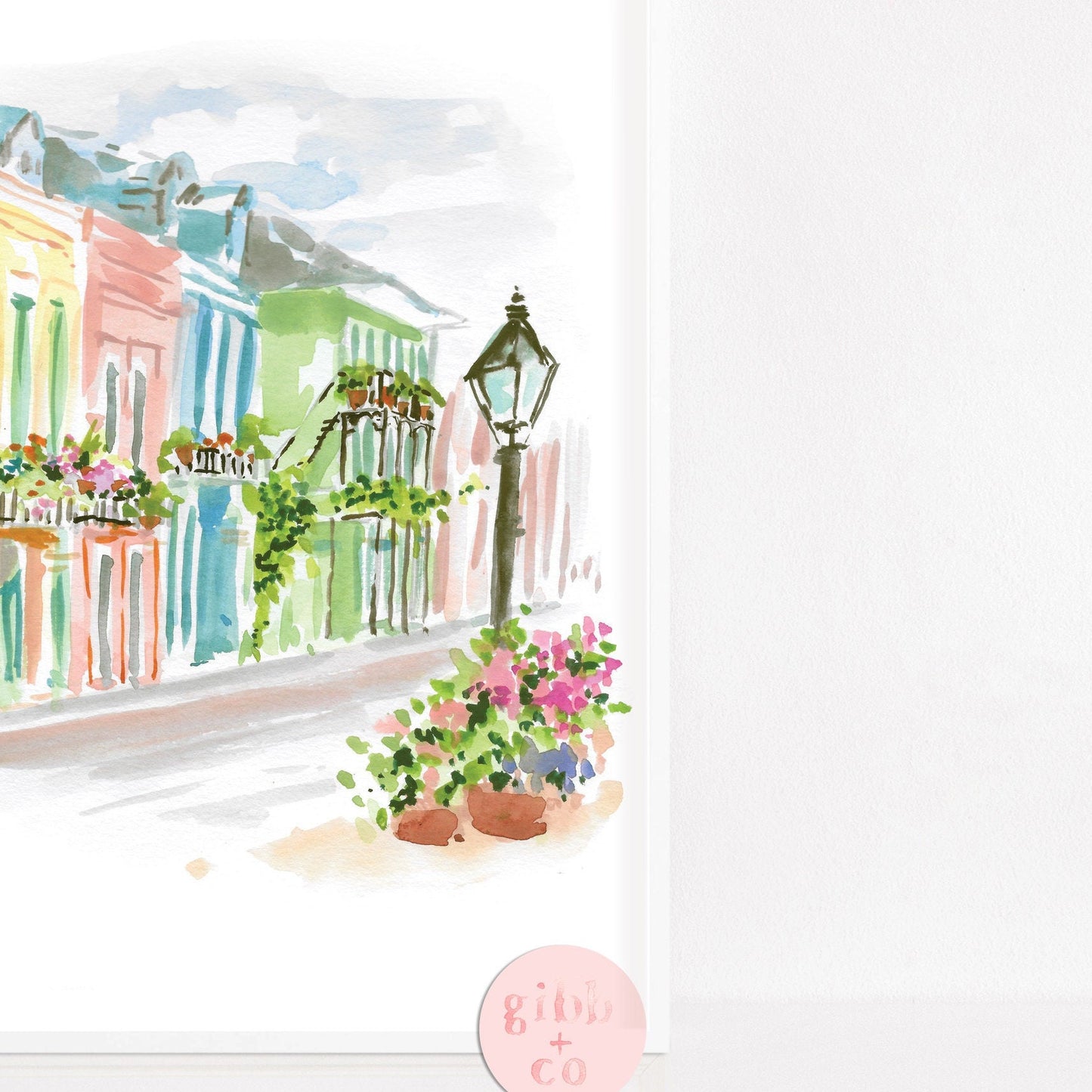 French Quarter, New Orleans, Louisiana travel art print