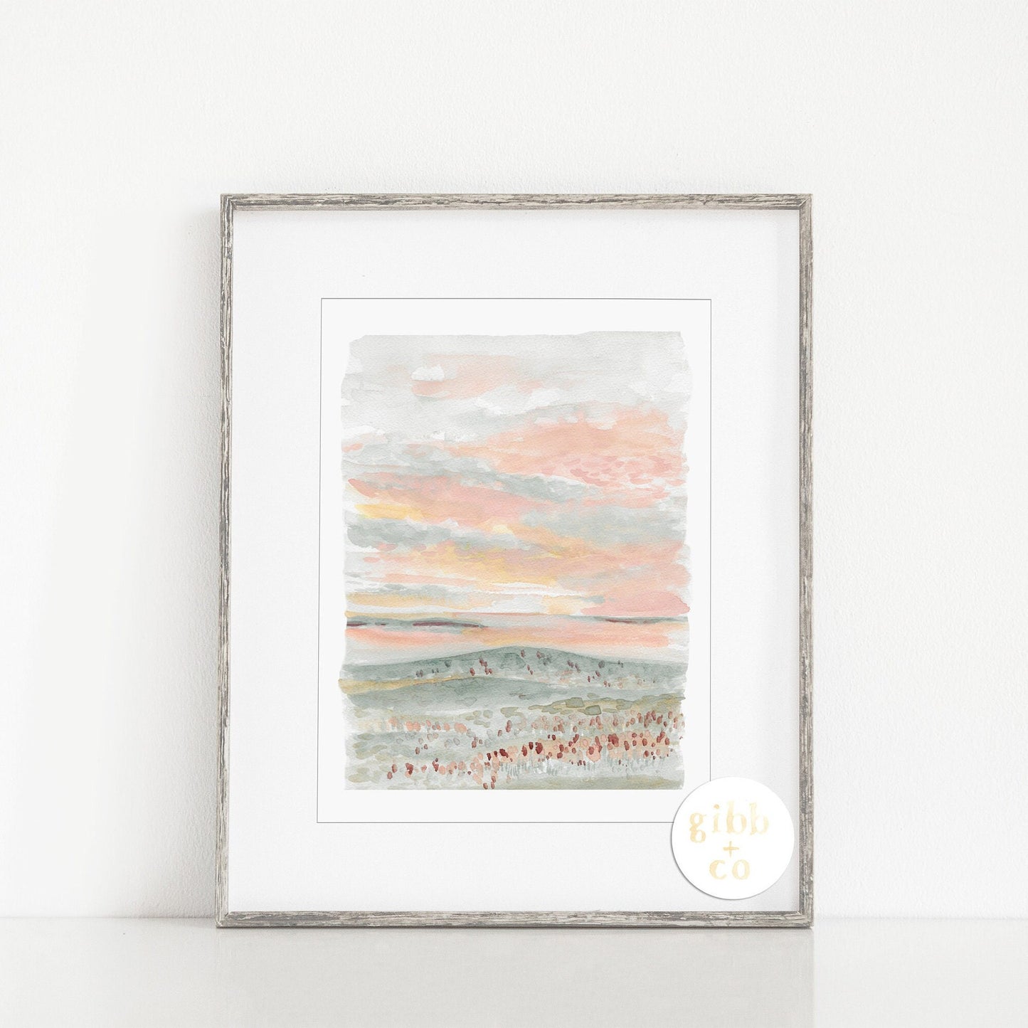 Sunrise, Acadia National Park, Cadillac Mountain, study series, travel art print