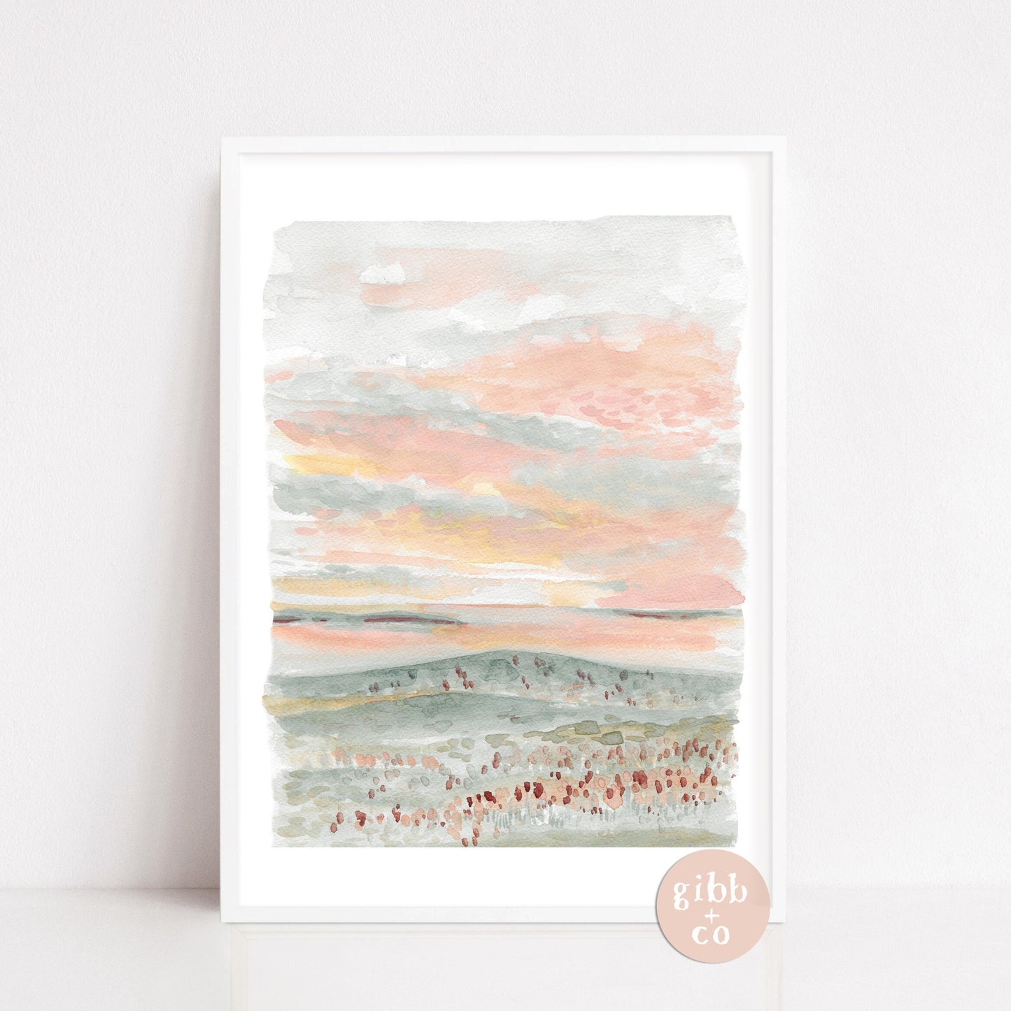 Sunrise, Acadia National Park, Cadillac Mountain, study series, travel art print