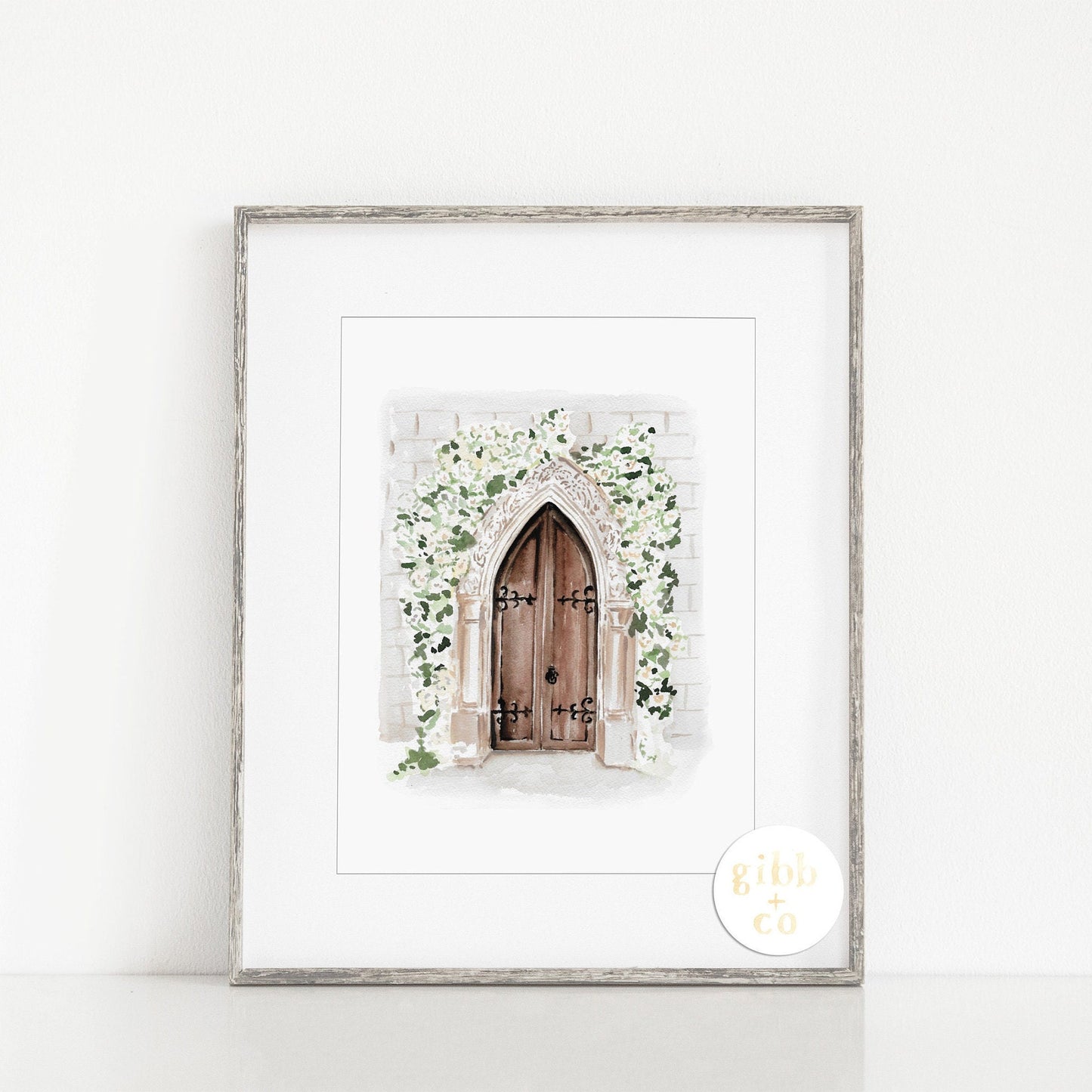 Door series, Architecture art print, architecture art print, floral art print