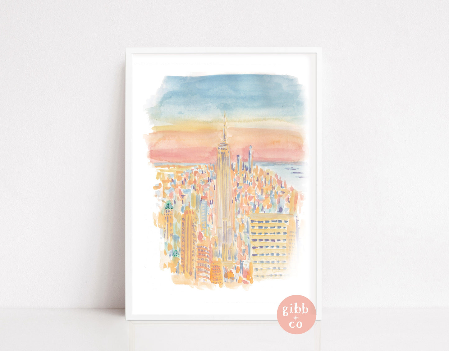 New York Public Library art, Empire State, St Patricks Cathedral, Bethesda Fountain, travel art print