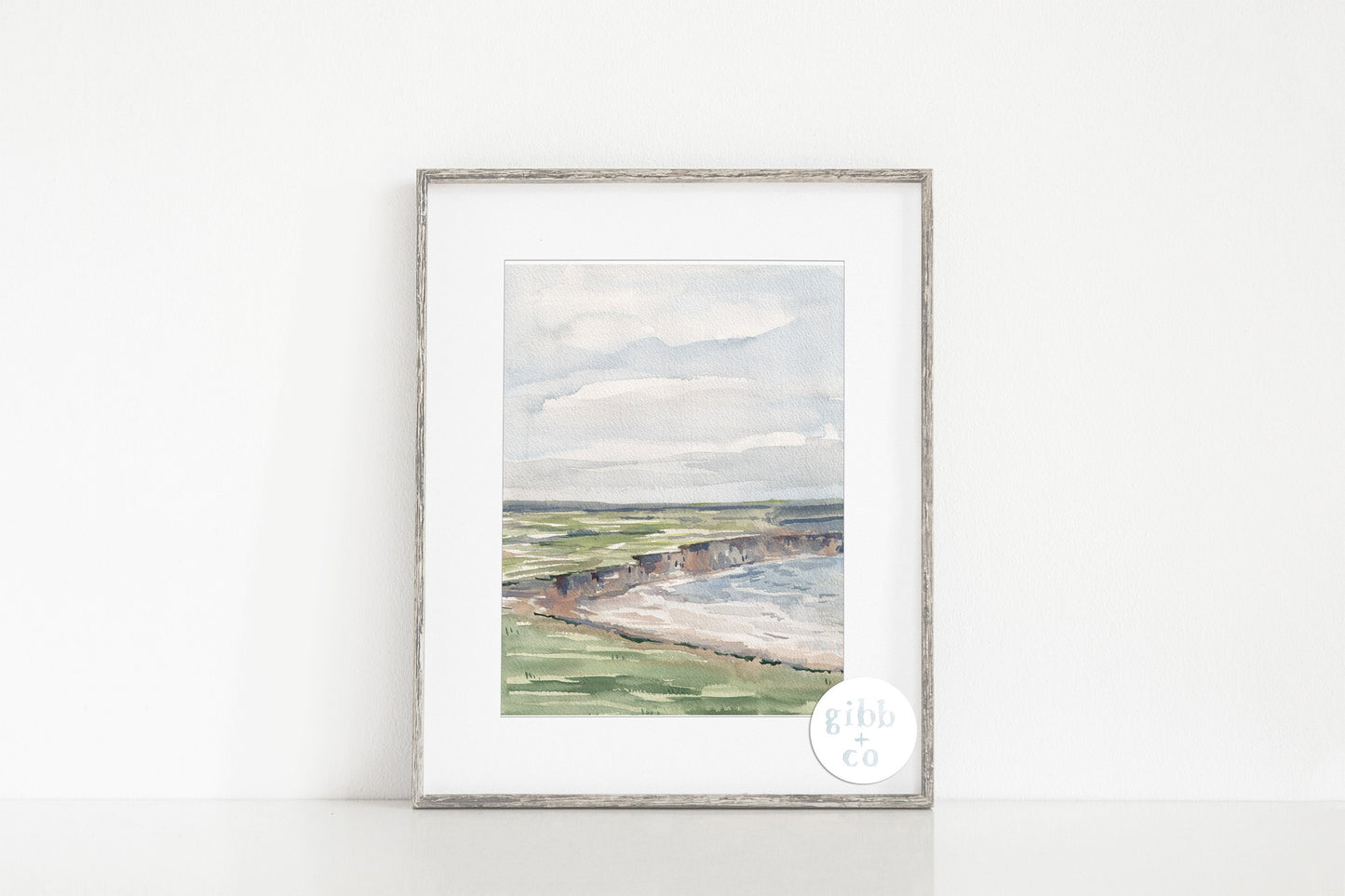 Coastal art print, Ireland, Irish Coast, travel art print