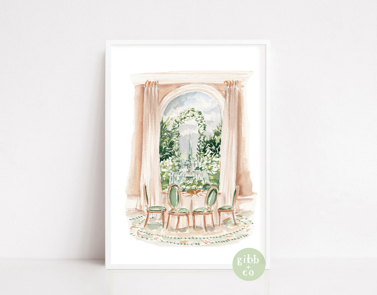 White Hydrangea art print series, garden floral art, white hydrangea, floral art print