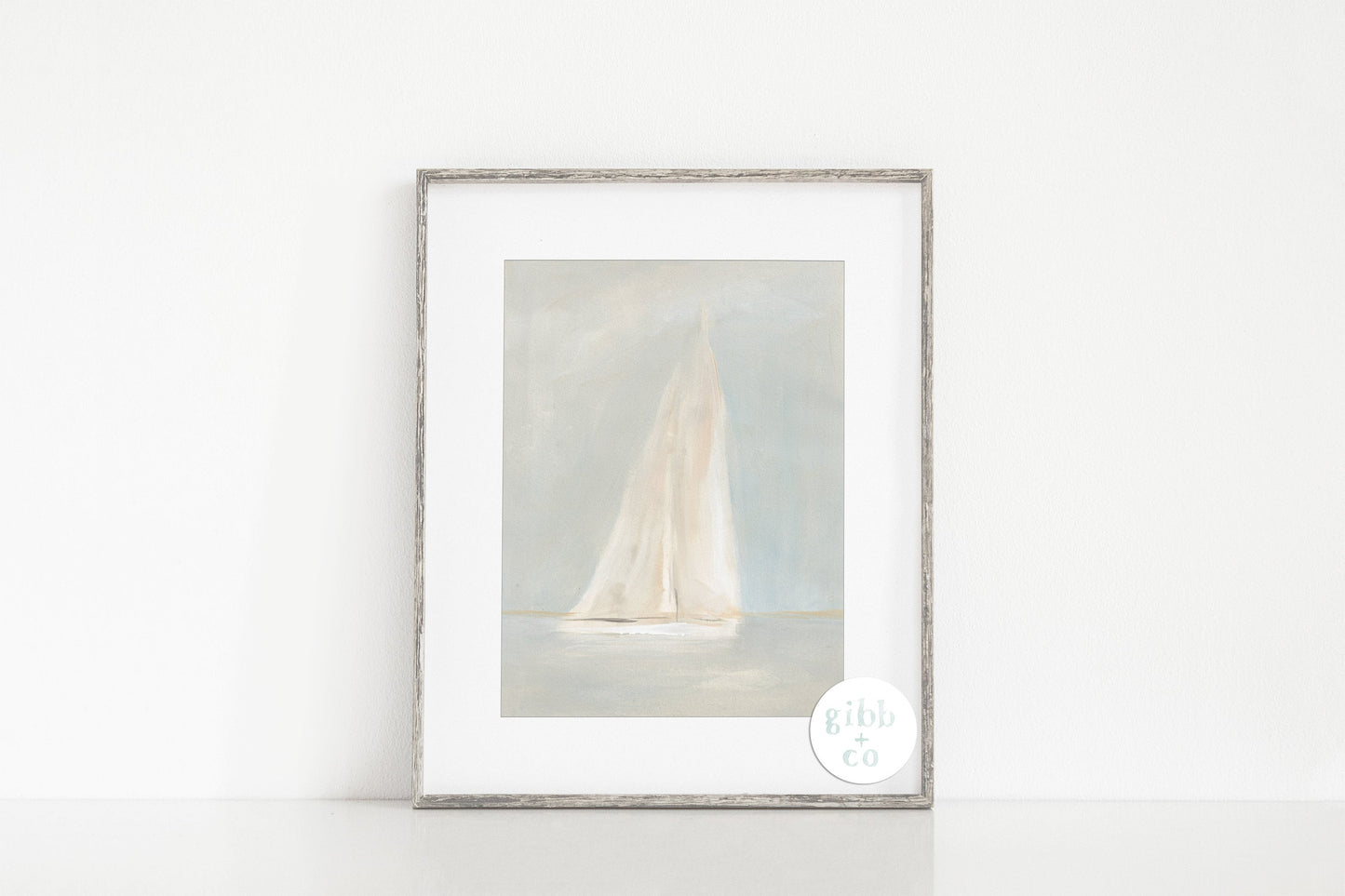 Sailboat art print series, Coastal art print, nursery art print