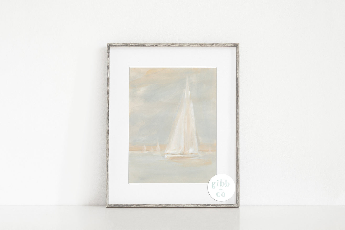 Sailboat art print series, Coastal art print, nursery art print