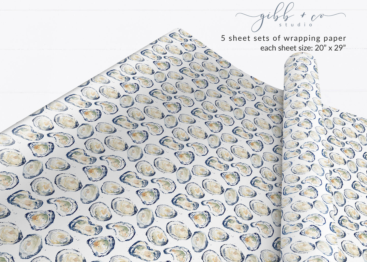 Oyster wrapping paper